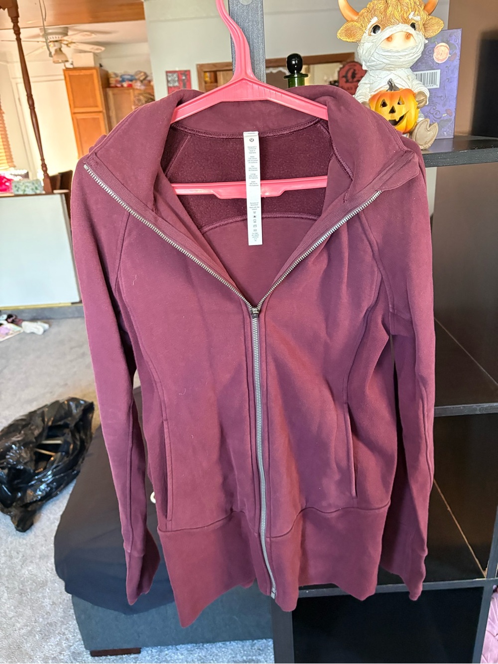 lululemon athletica Plum Full-Zip Hooded Sweatshirt